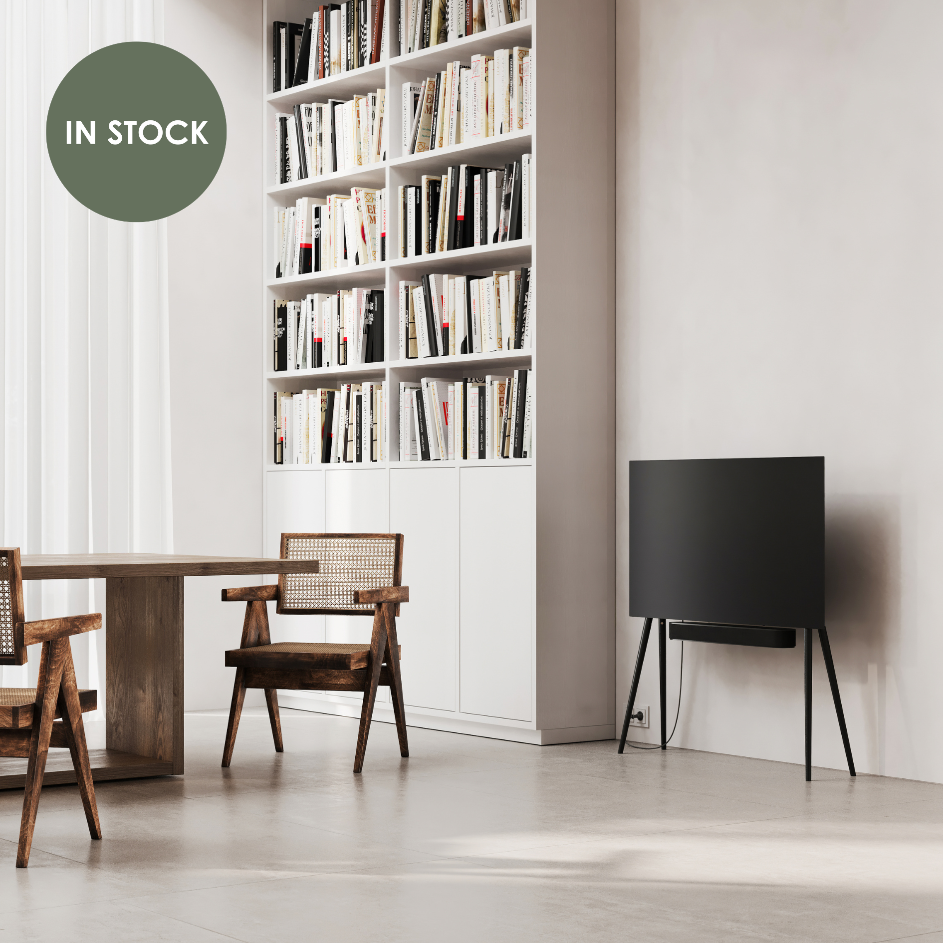 JALG TV-Stand Birch / Black 42