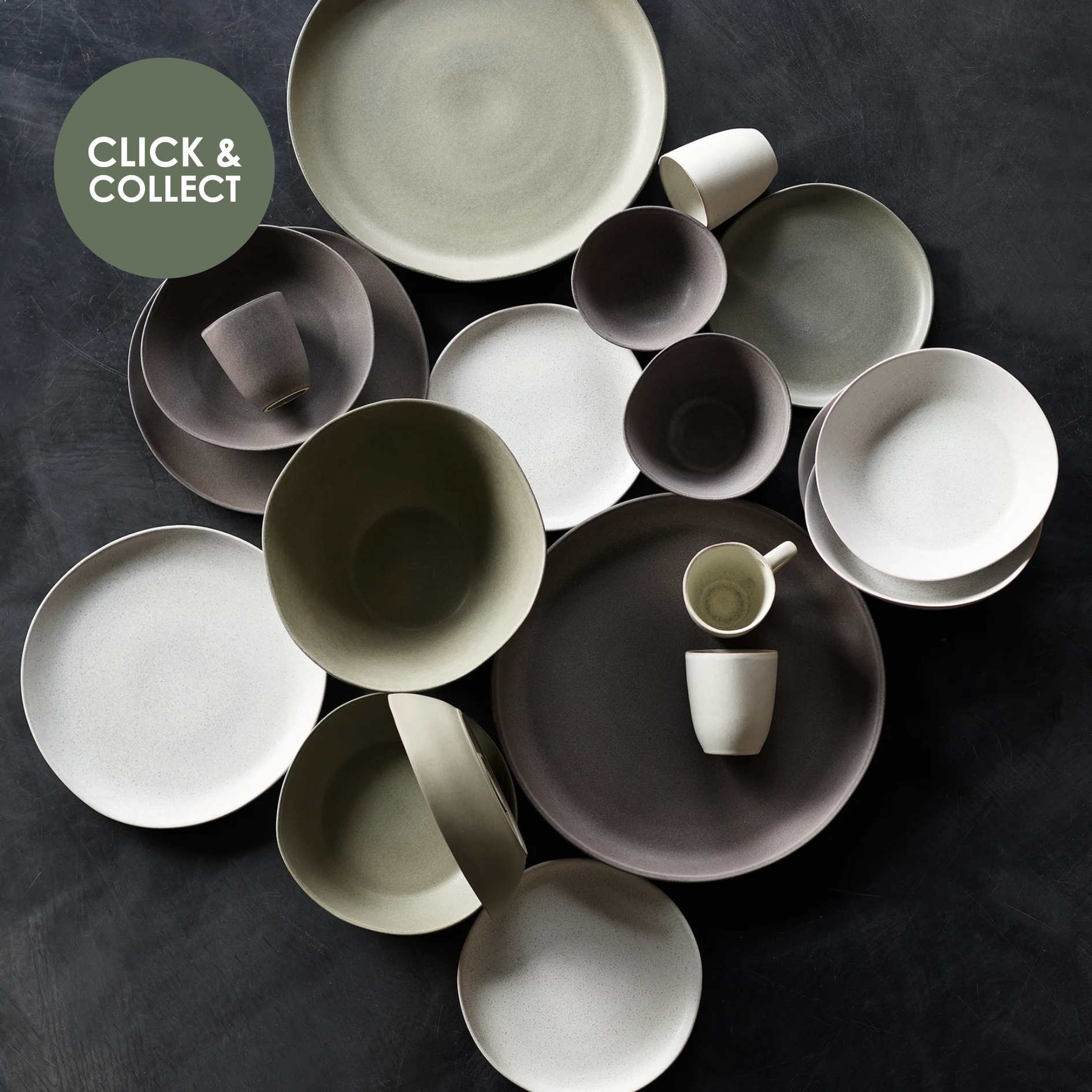 Nordic Ceramic Scandinavian Dinnerware Set Studio Stoneware Dinner