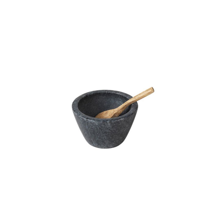 Small Marble Bowl With Spoon