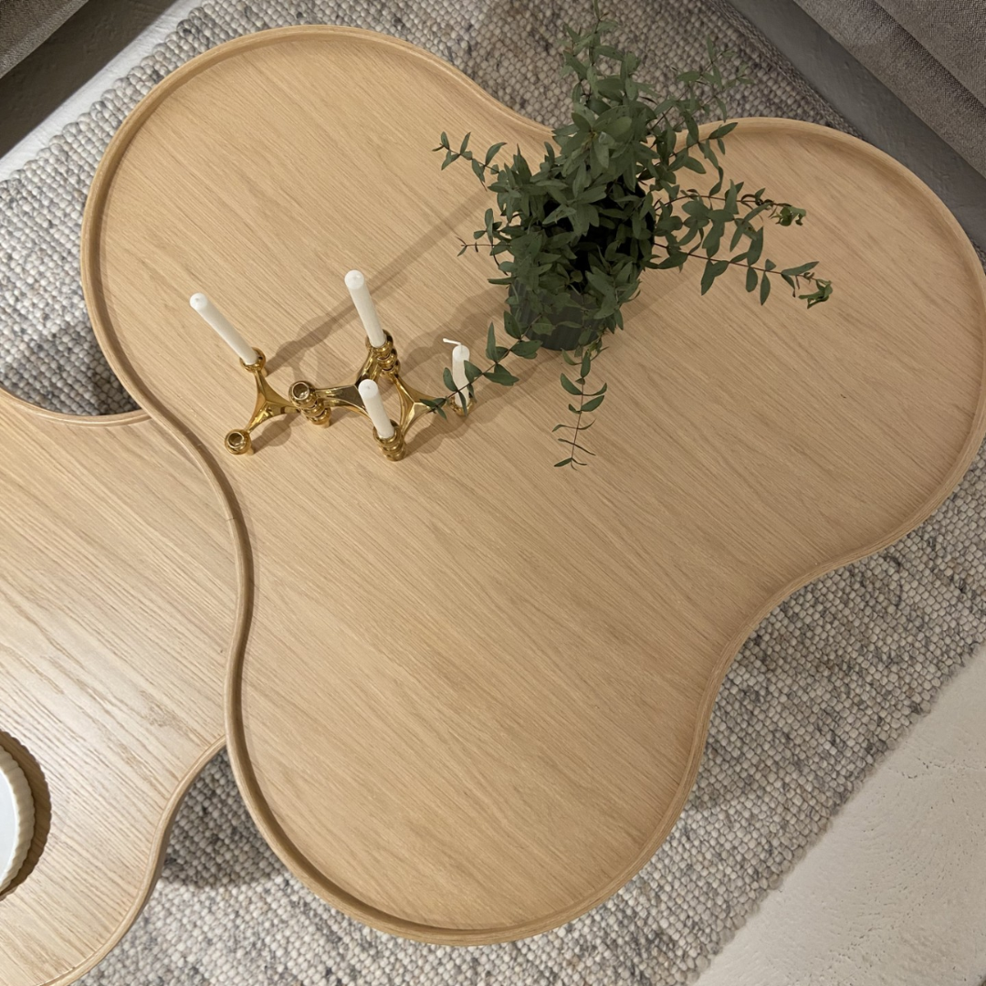 SAVE 30% - Ex Display Flower Coffee Tables (set of 2)