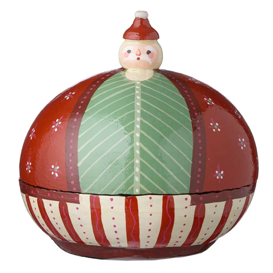 Decoration Box, Santa Ruby, Ø12.5