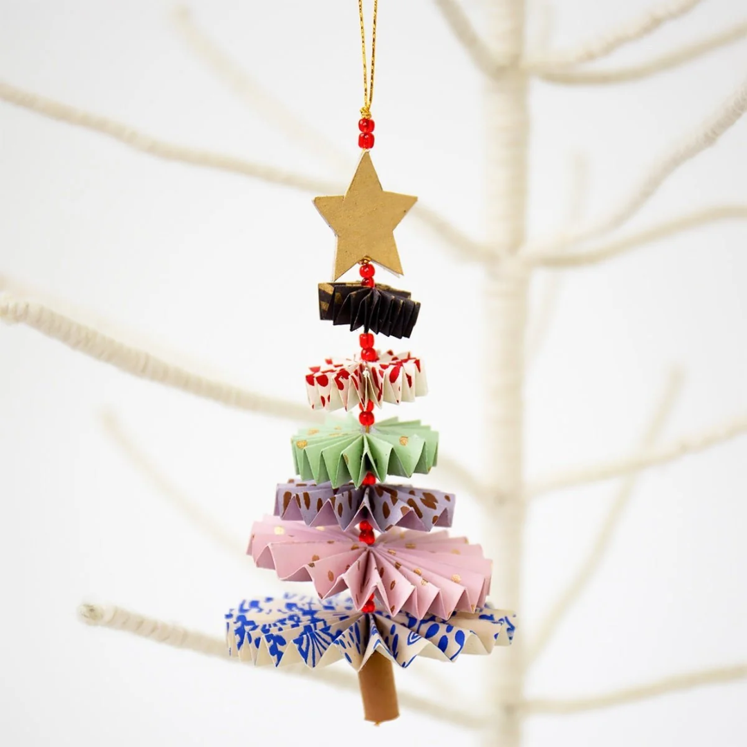 Fold Fir Christmas ornament