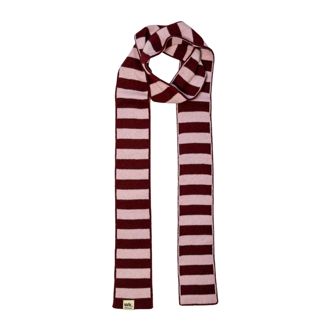 Skinny Striped Scarf