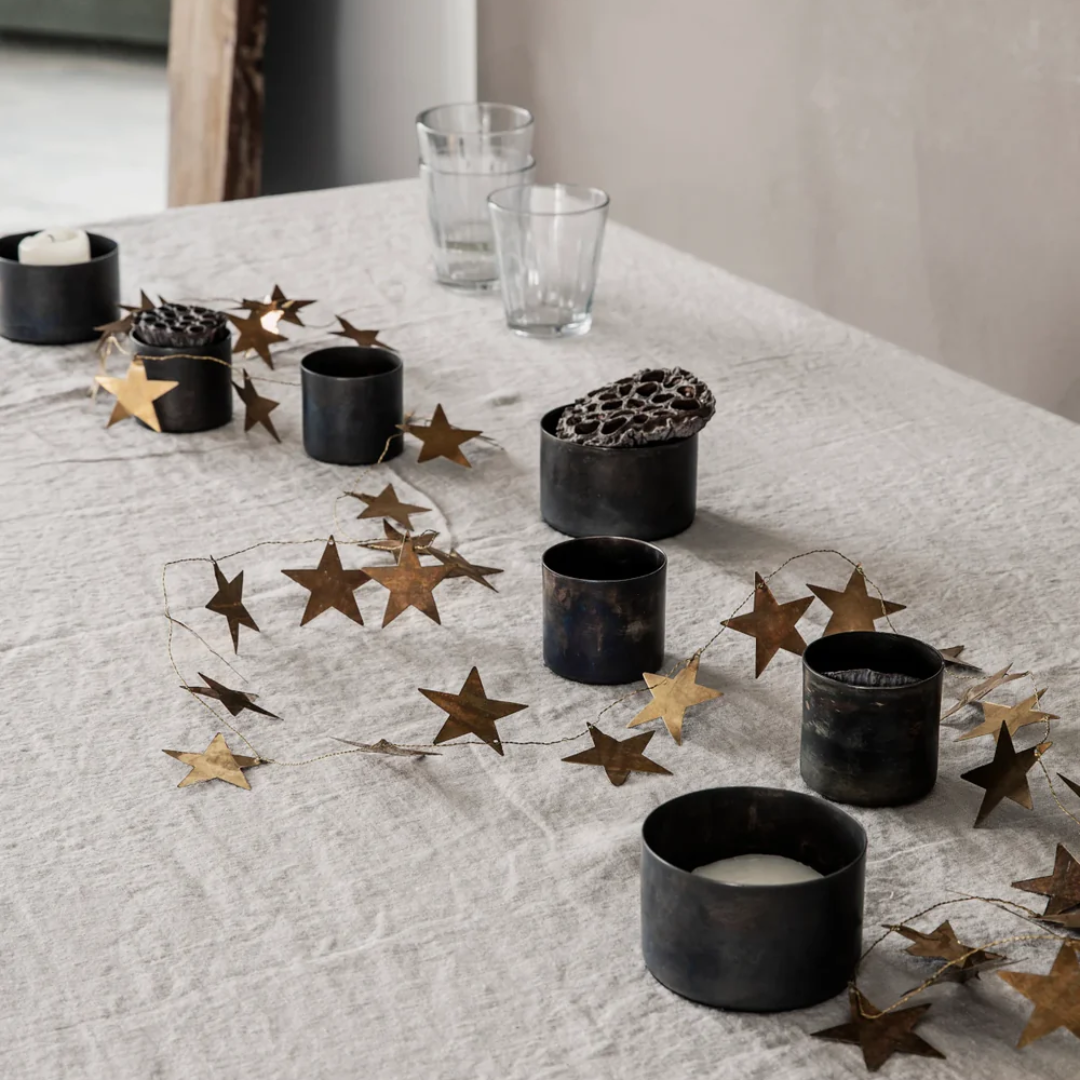 Garland Brass Stars 250 CM