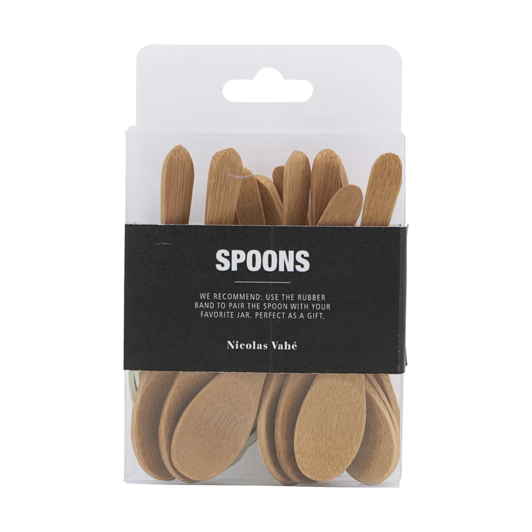 Bamboo Spoon with Rubber Band Small