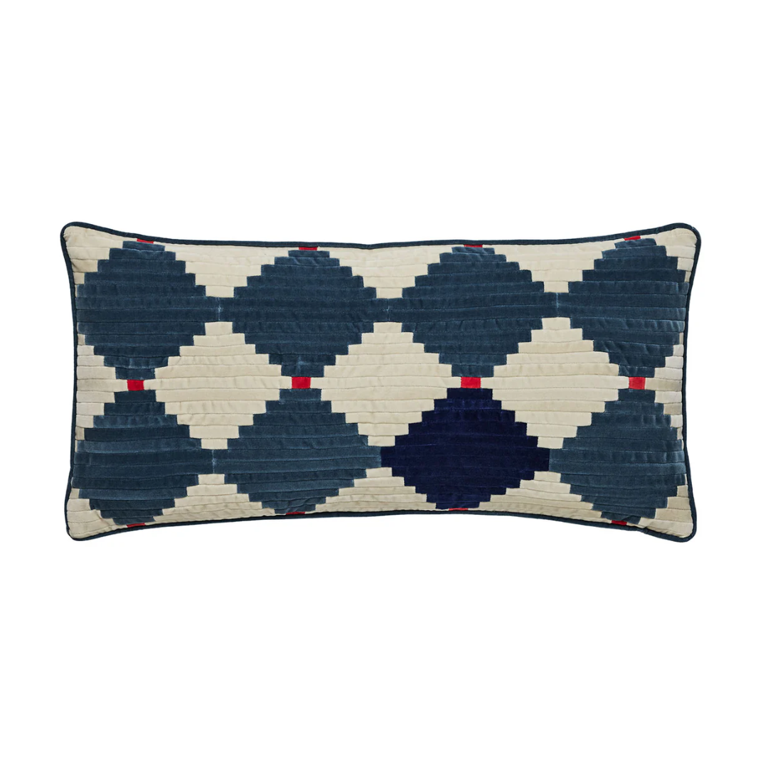 Lara silver blue/dark blue/tomato