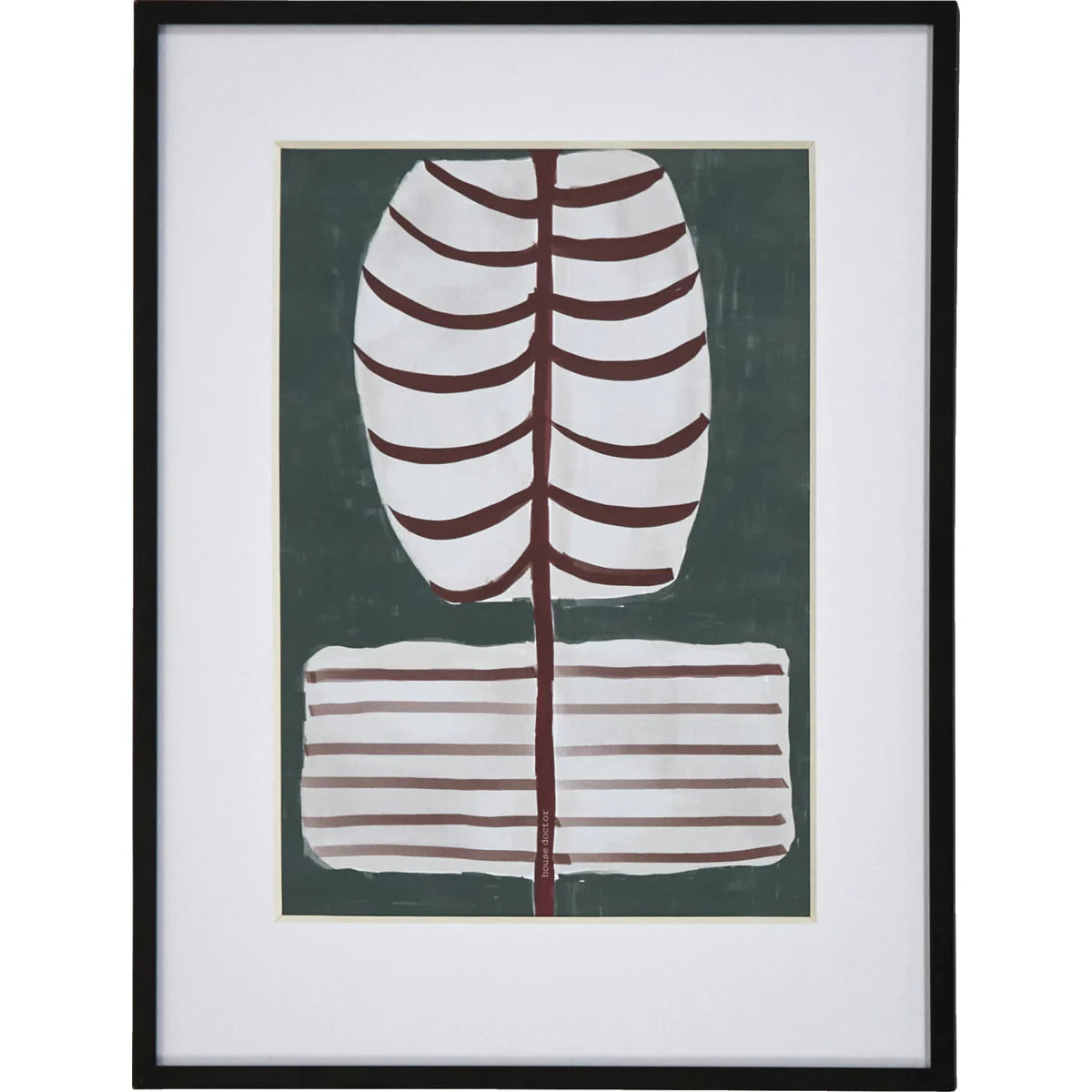 Wall Art Flow Dark Green 30 x 40 CM