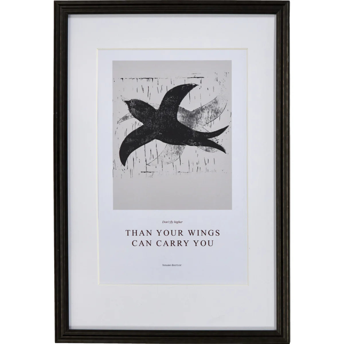 Wall Art Fly Black 40 x 60 CM