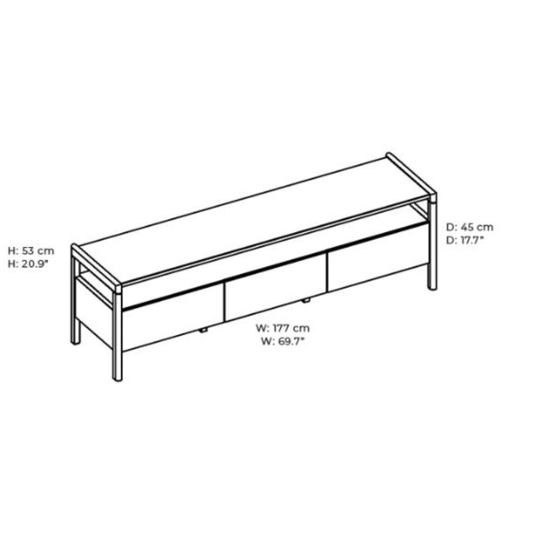 Skovby 716 TV-Hi-Fi Lowboards