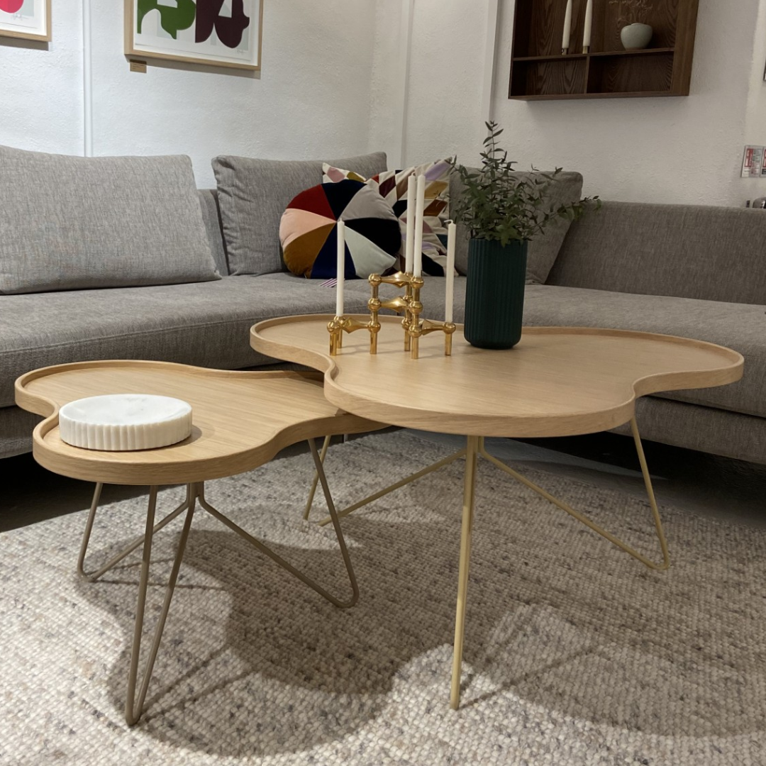 SAVE 30% - Ex Display Flower Coffee Tables (set of 2)