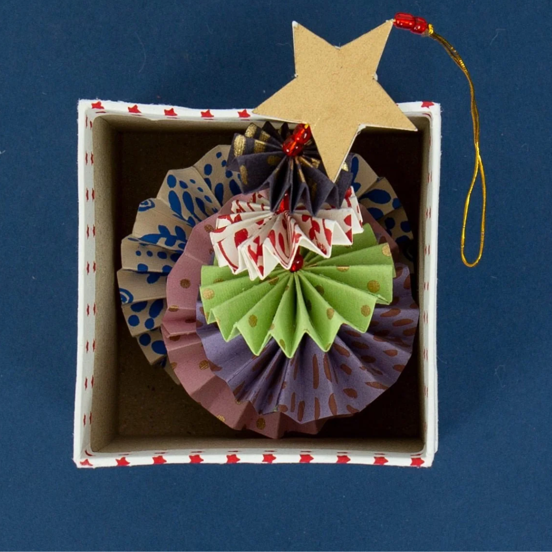 Fold Fir Christmas ornament