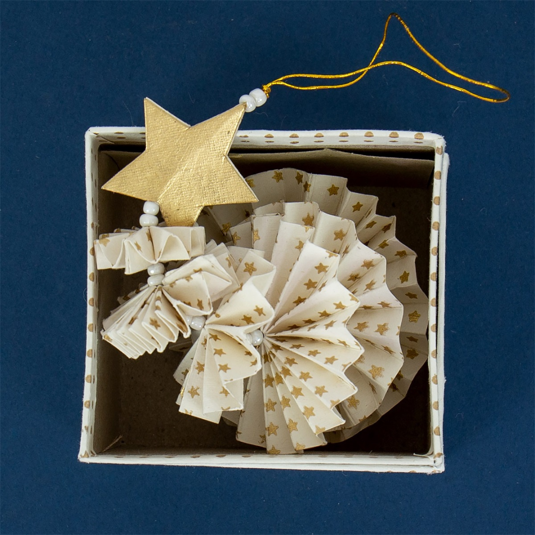 Fold Fir Christmas ornament
