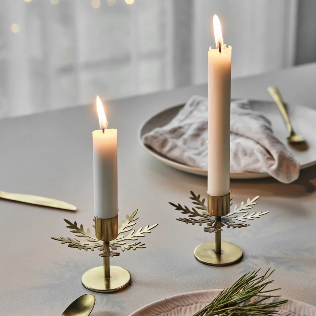 Candle Holder - HD Snowflake,