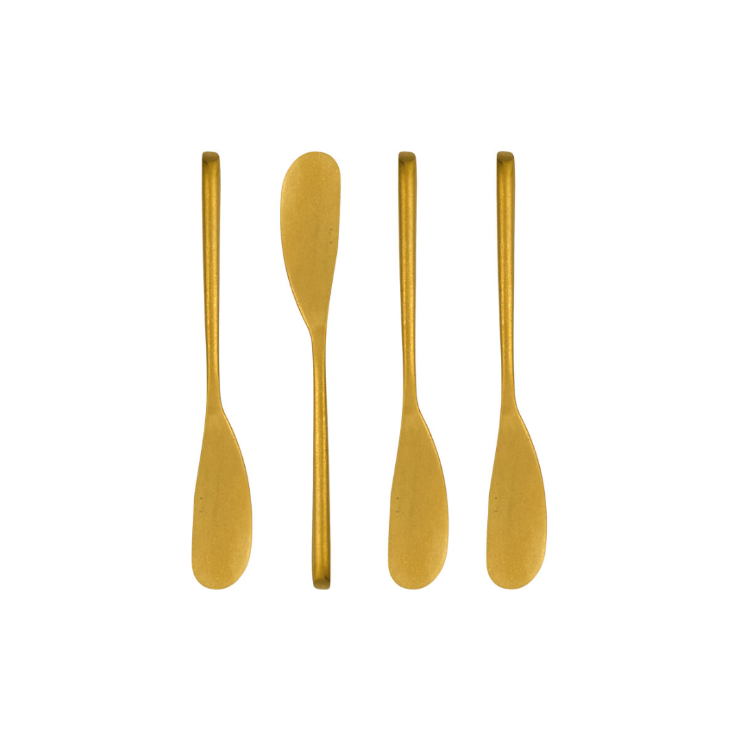 Butter Knife Antique Gold - Set of 4