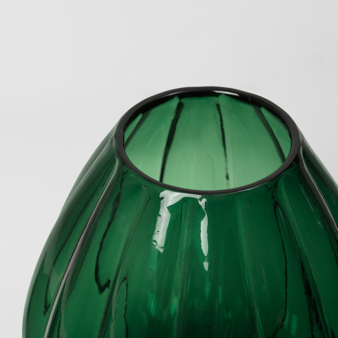 Malou Vase, Dark Green