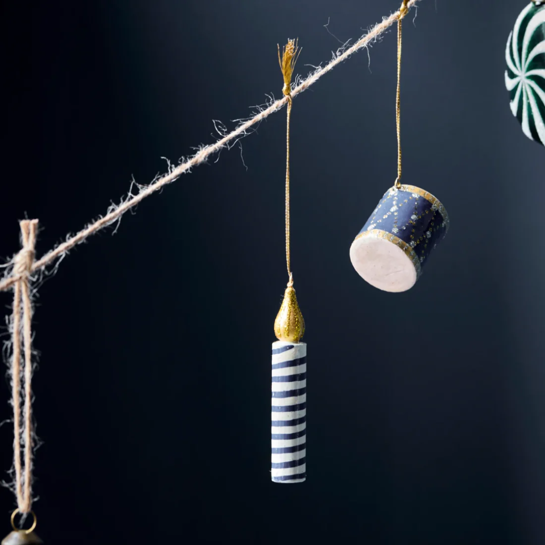 Candle Ornament 3 PCS