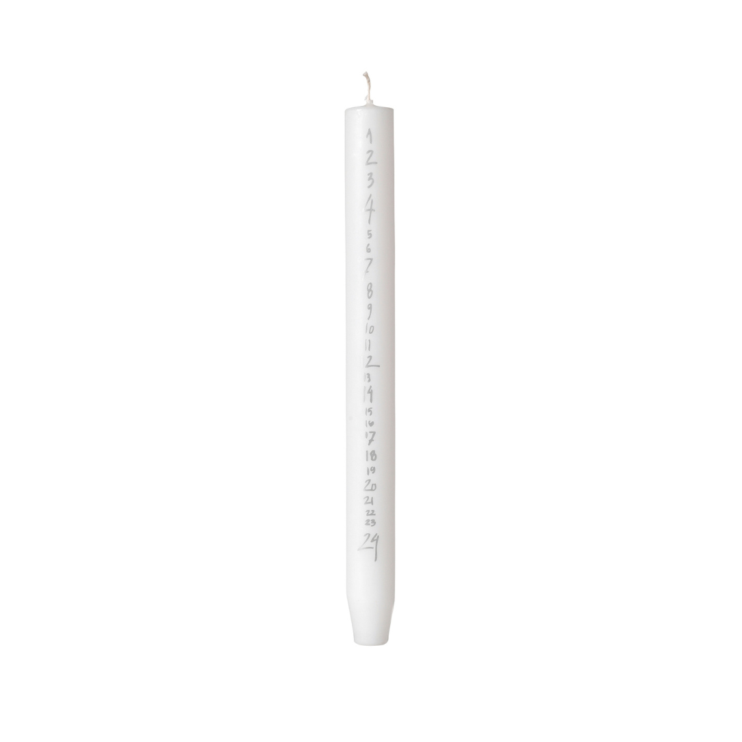 Handwritten Calendar Candle