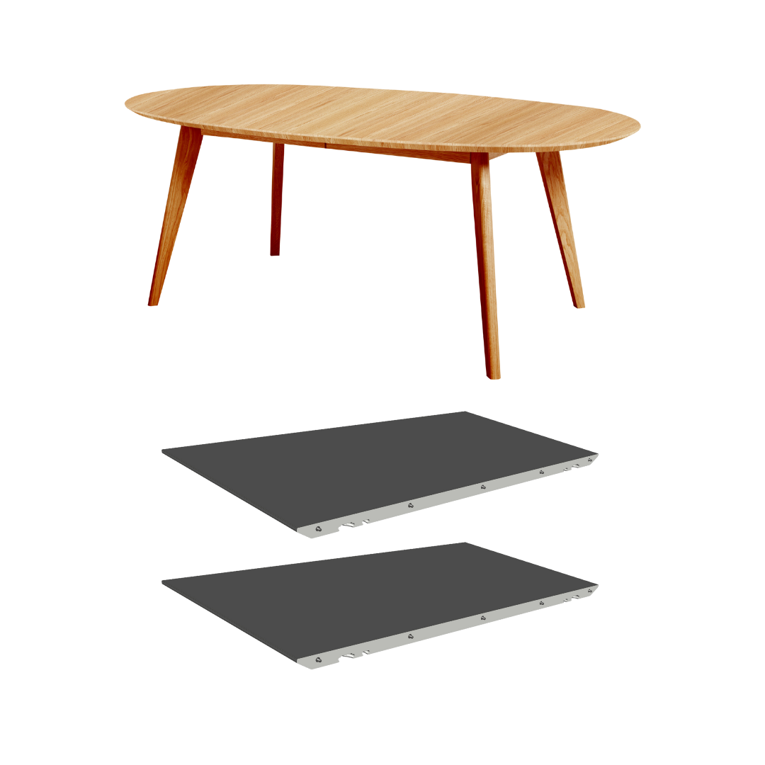 DK10 Extendable Dining Table - Solid Oiled Oak