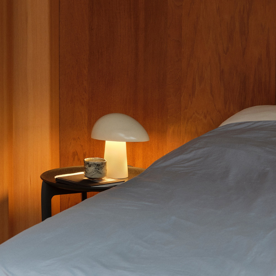 Night Owl Lamp White / Ash in Stock
