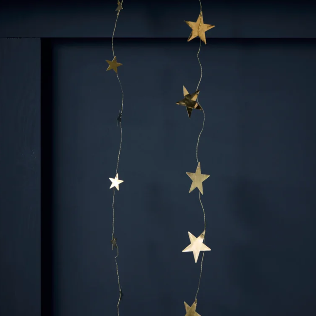 Garland Brass Stars 250 CM