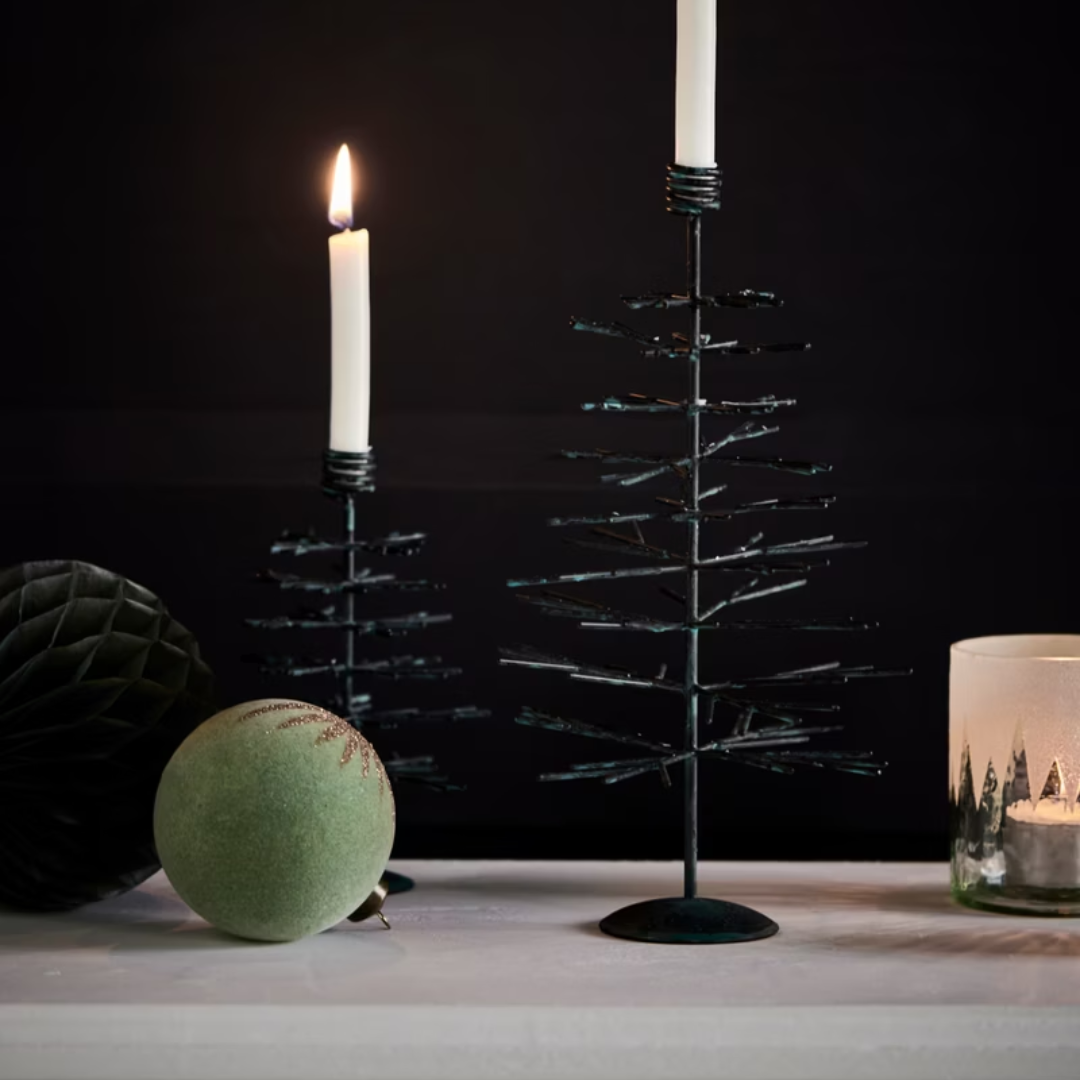 Tree Candle holder - Antique copper finish