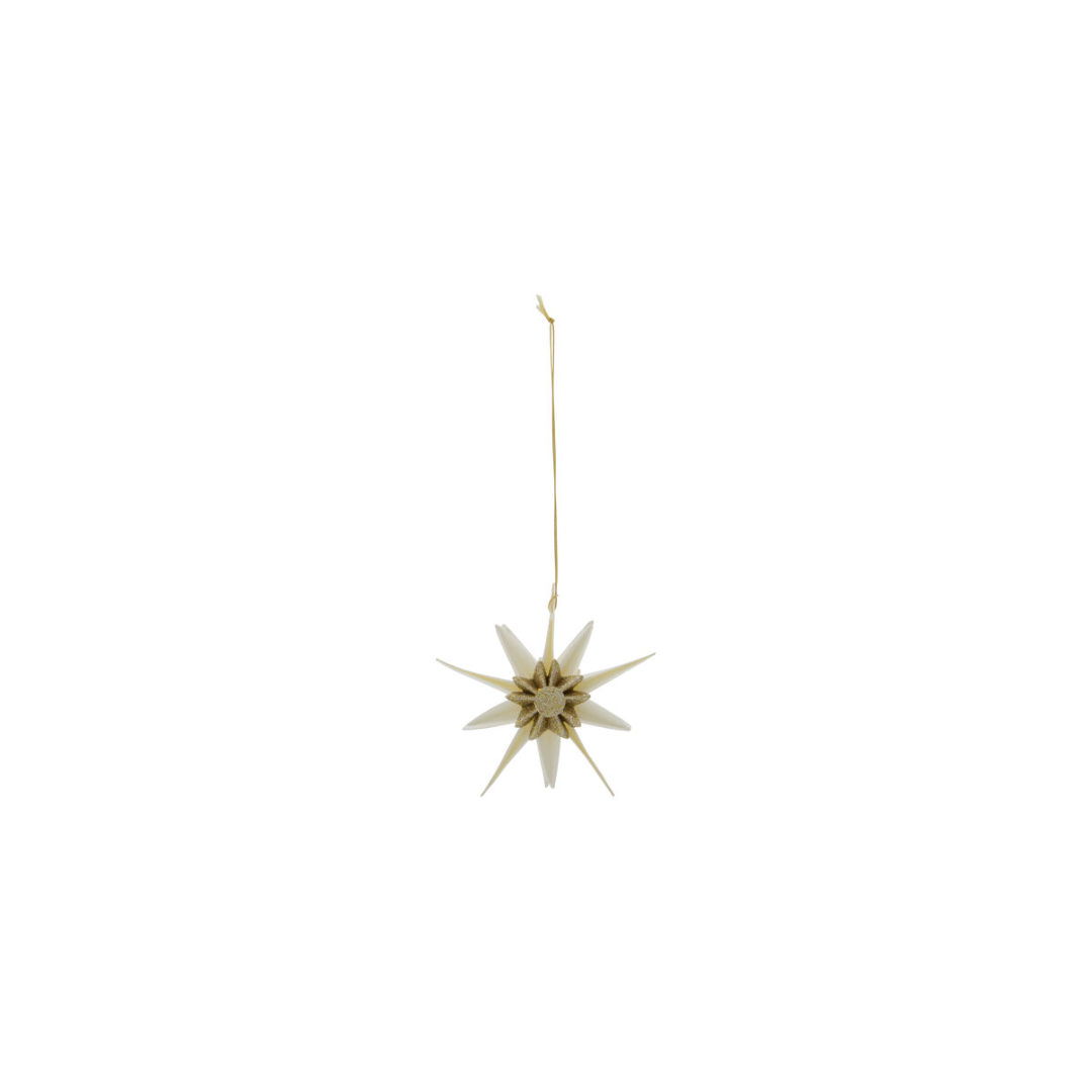 Stari Christmas Ornament - Off White / Champagne