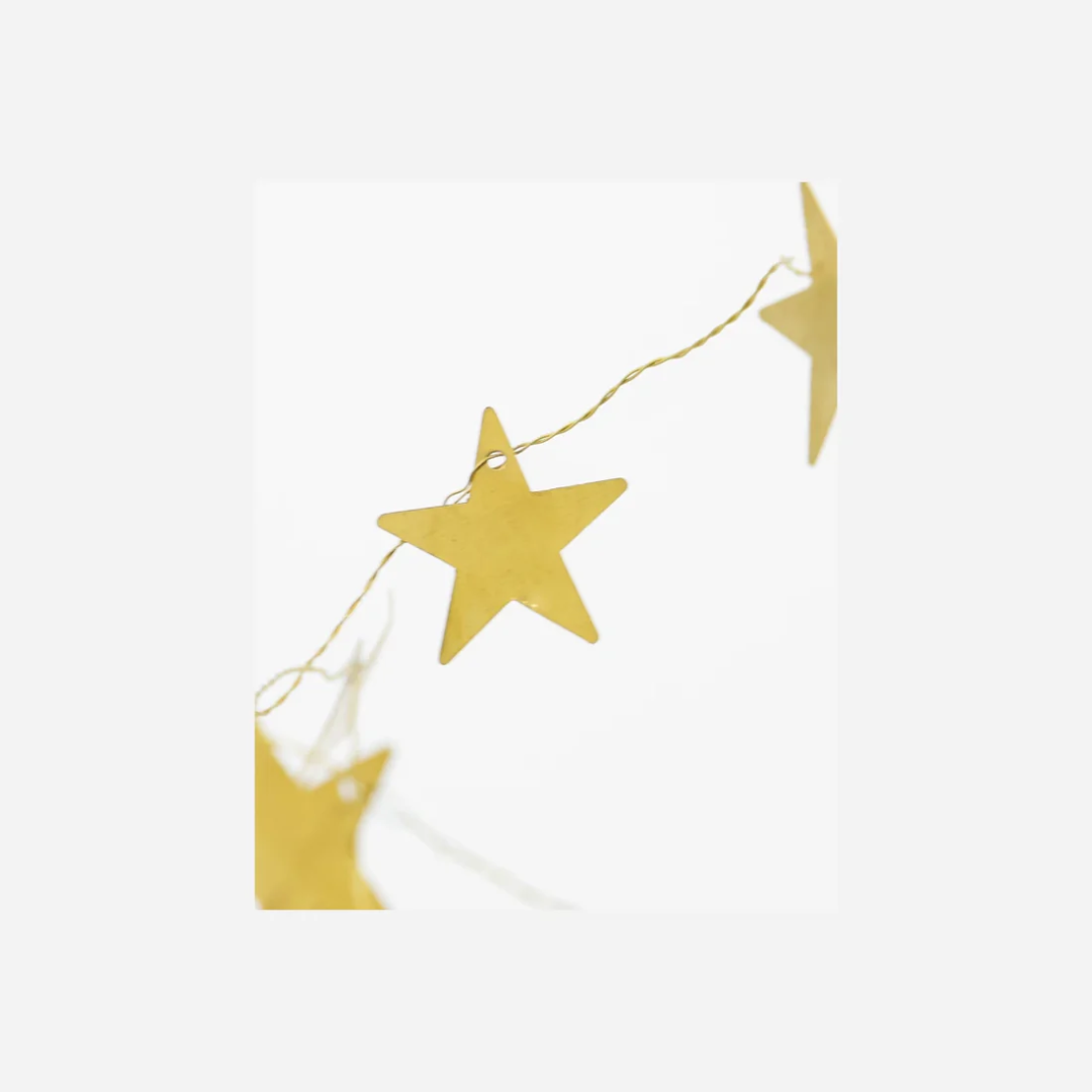 Garland Brass Star  150 CM