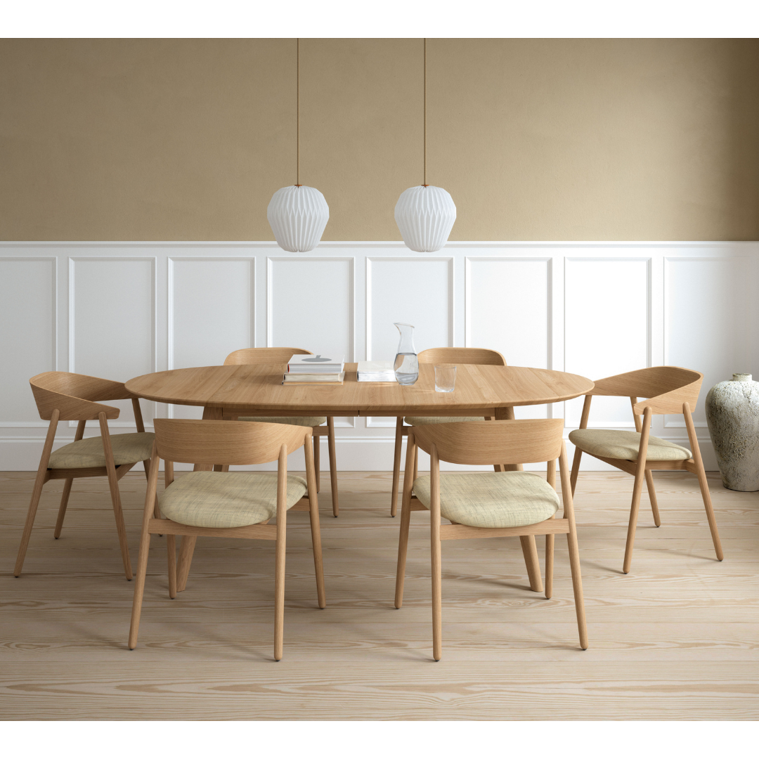 DK10 Extendable Dining Table - Solid Oiled Oak