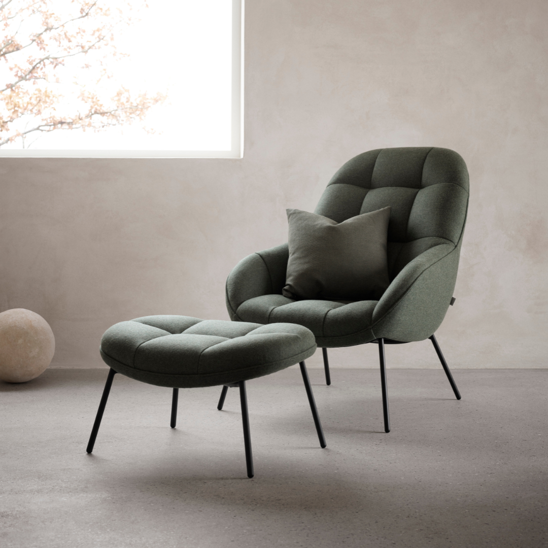 Mango Lounge Chair & Footstool