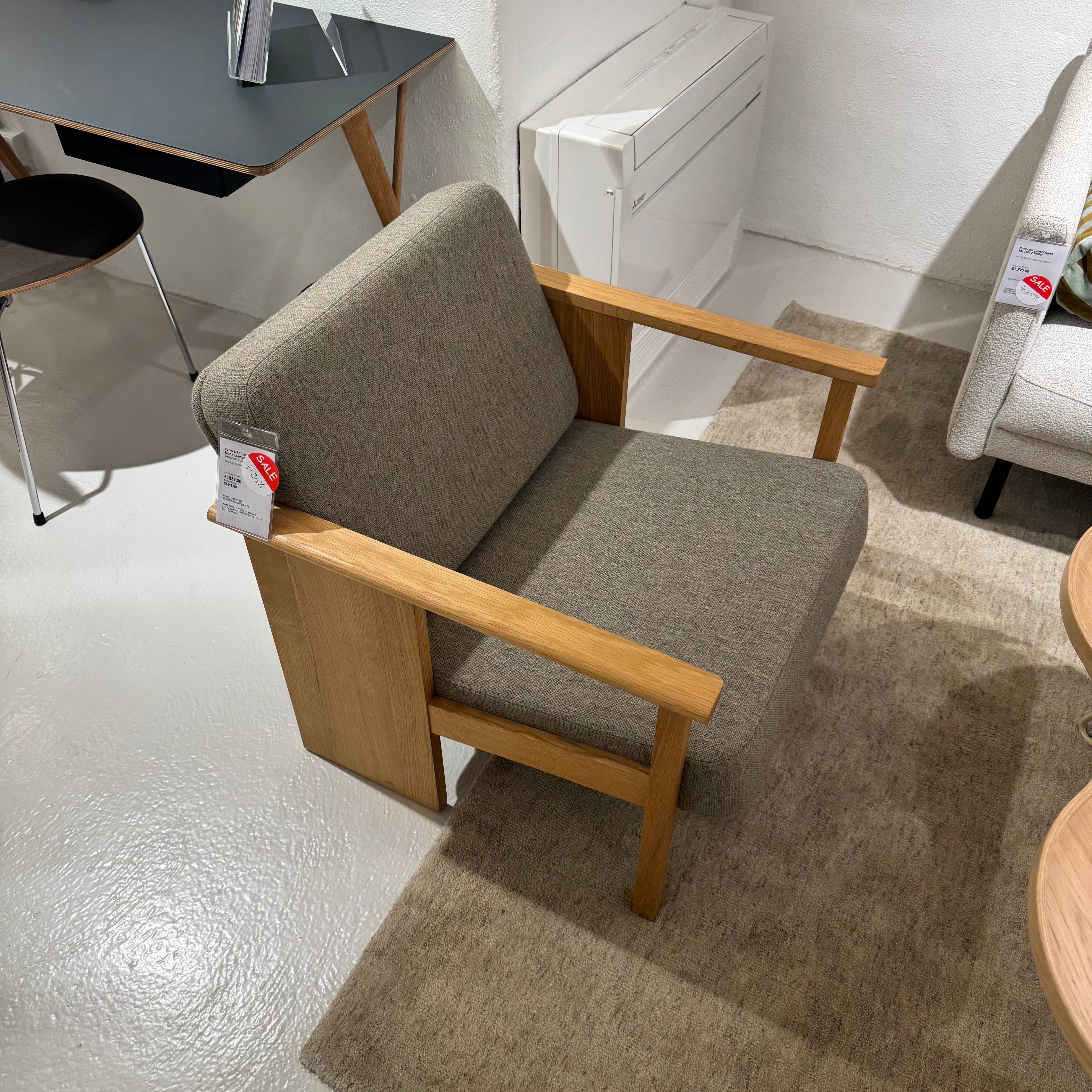 Save 30% - Ex Display Block Lounge Chair