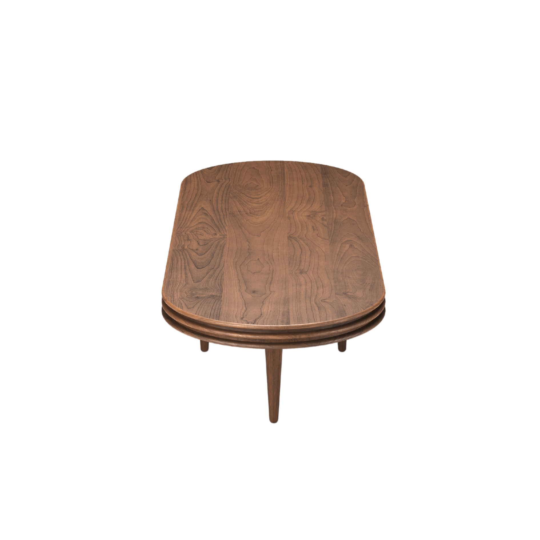 Groove Coffee Table Oval