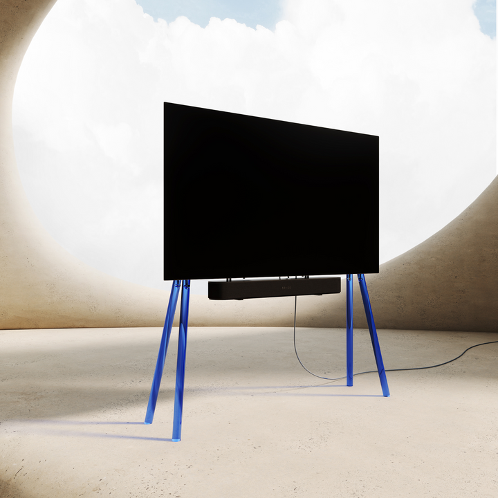 JALG TV-Stand Acrylic / Blue 42" - 55"