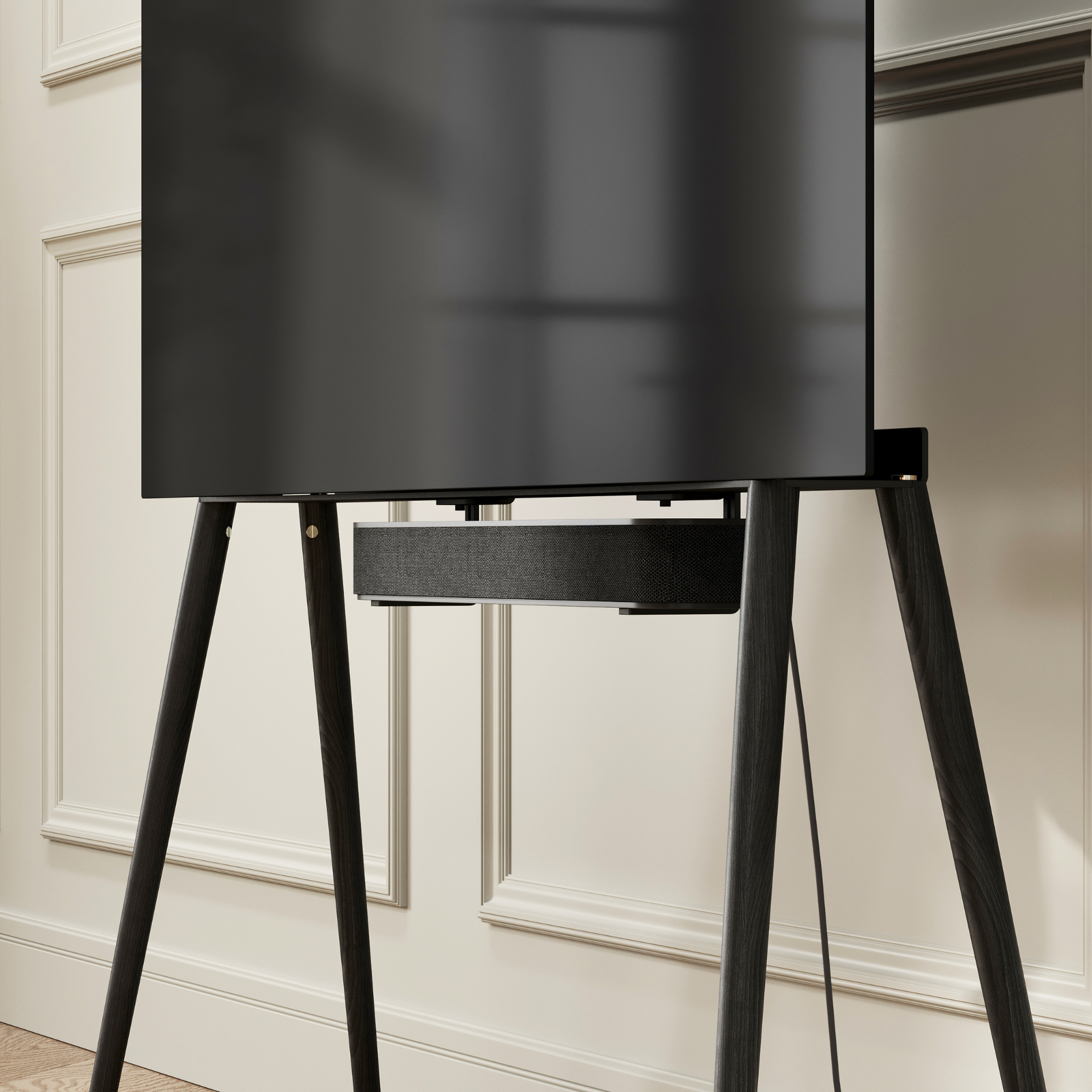 JALG TV-Stand Oak XL / YakiSugi 55" - 77"