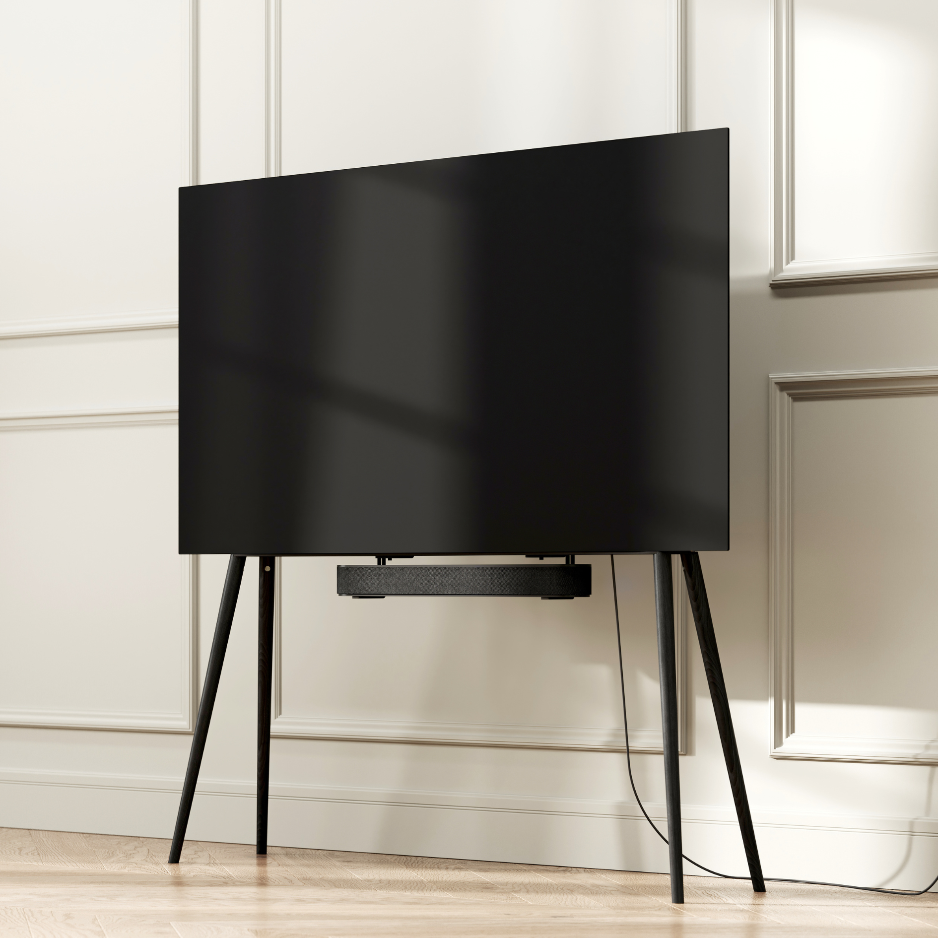 JALG TV-Stand Oak XL / YakiSugi 55" - 77"