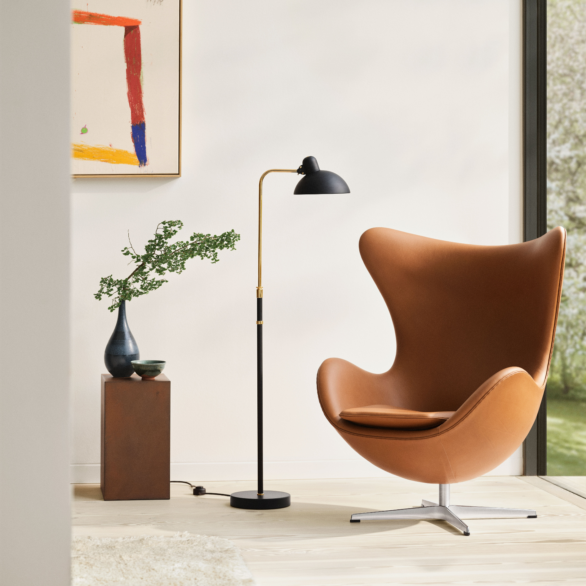 Kaiser Idell Floor Lamp 6580-F