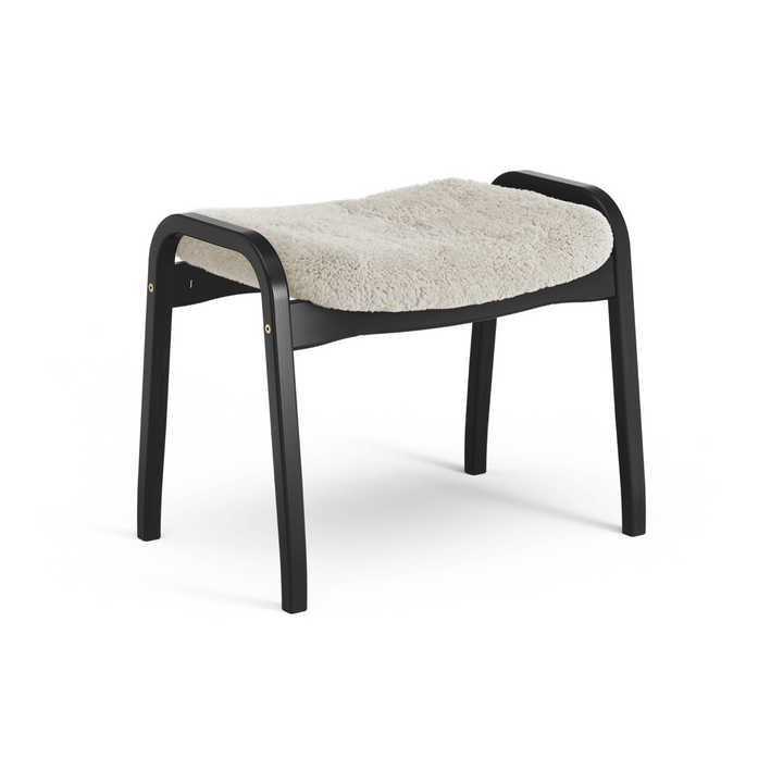 Lamino Footstool Black Oak