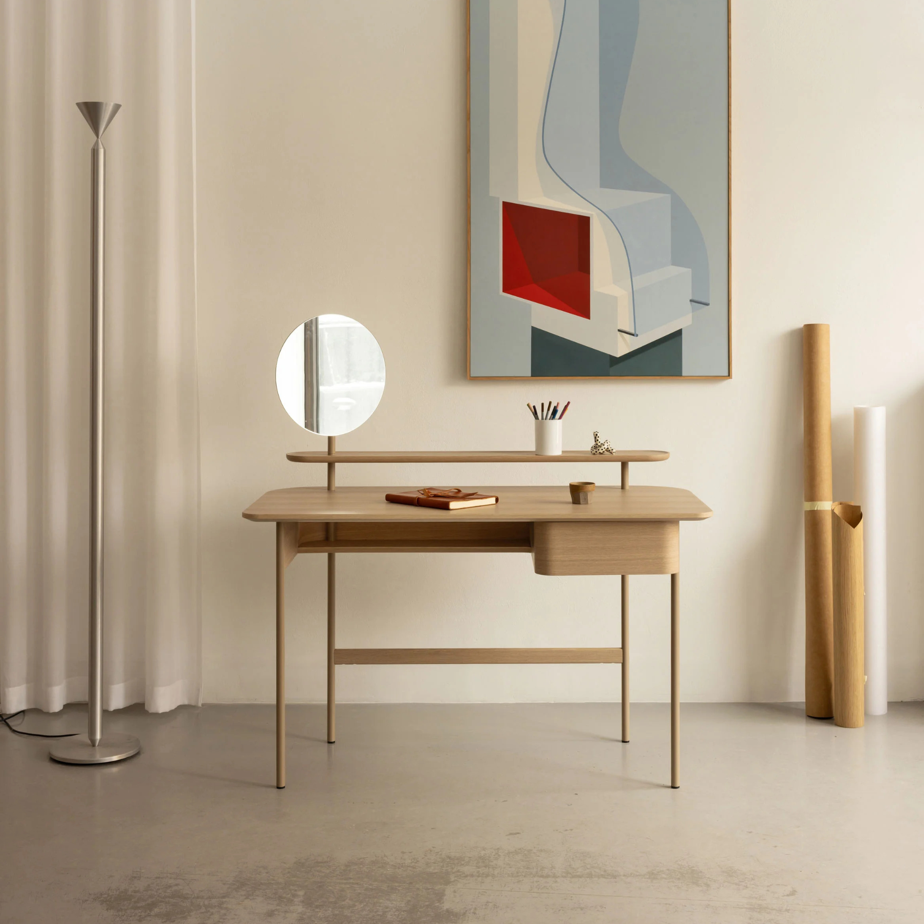 Luna Desk with Drawer