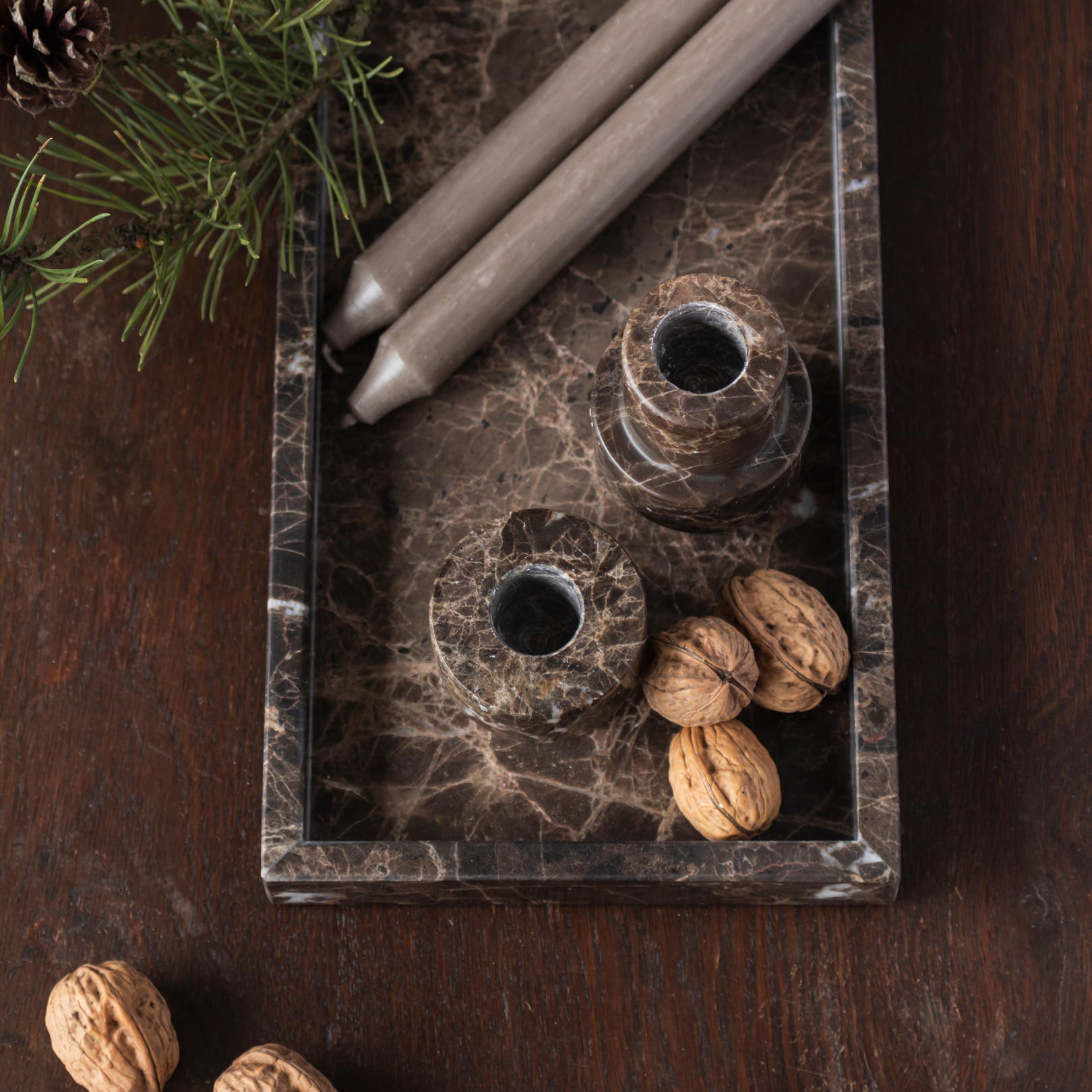 Marble Deco Tray Small