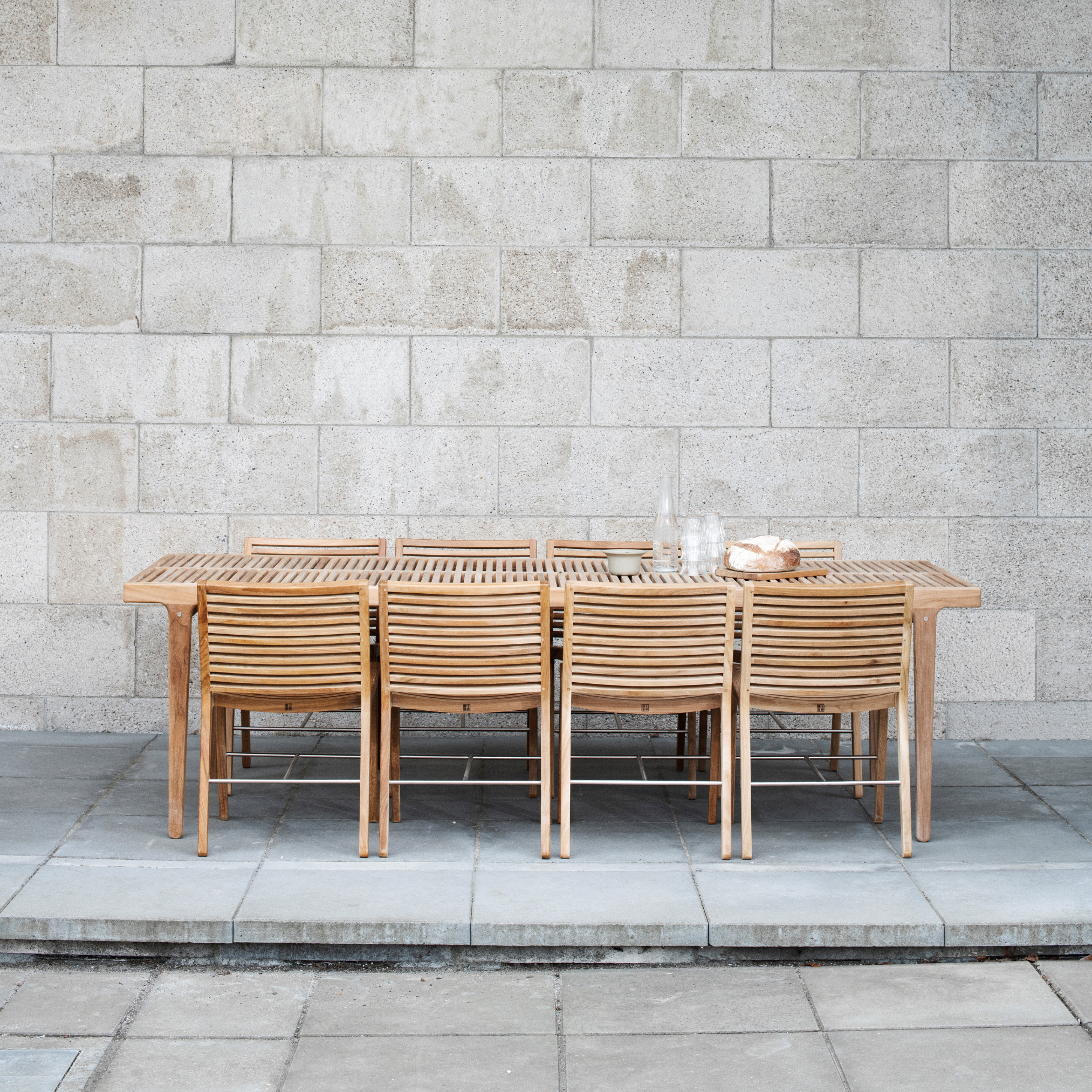 Outdoor Rib Dining Chair