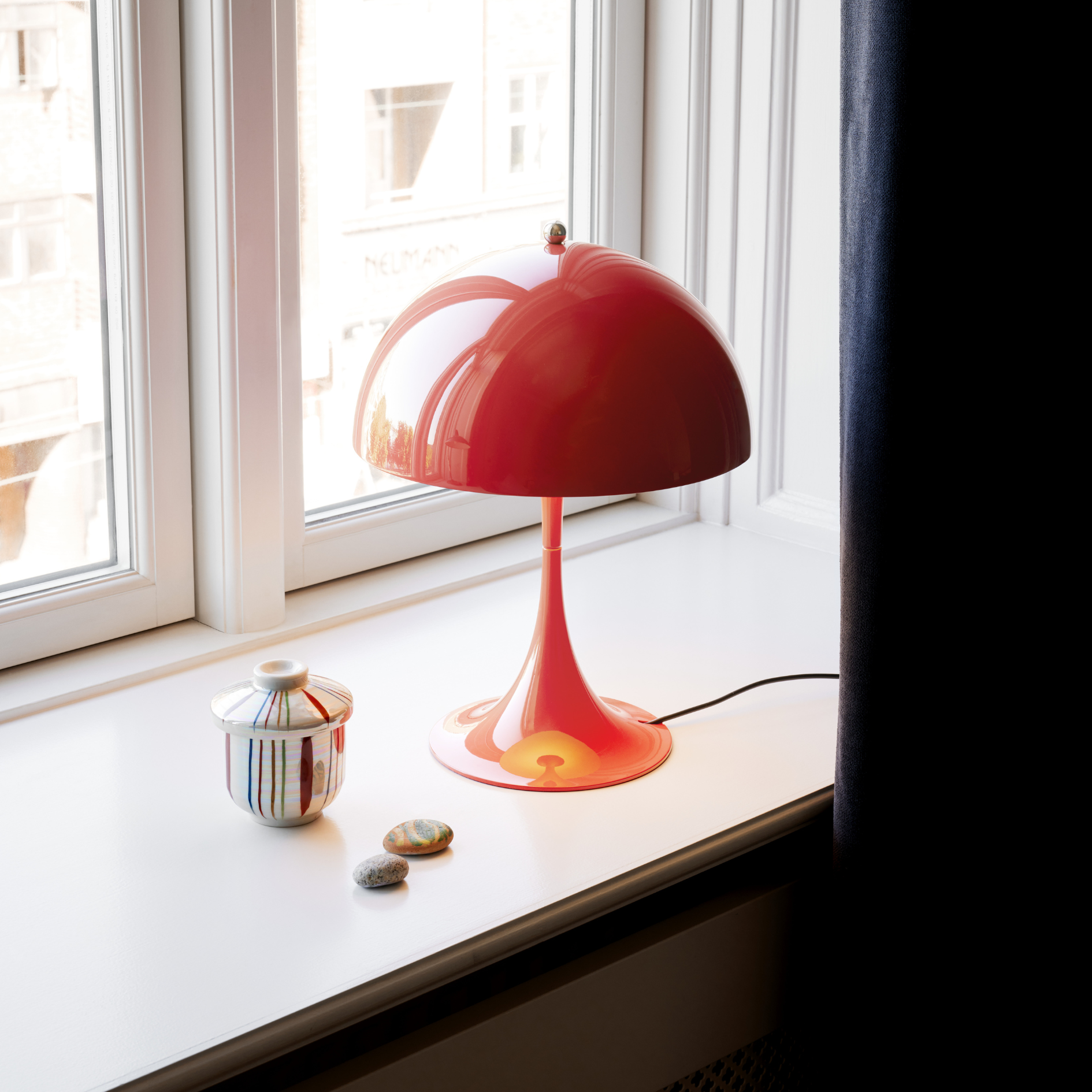 Panthella 250 Table Lamp Brass Cable
