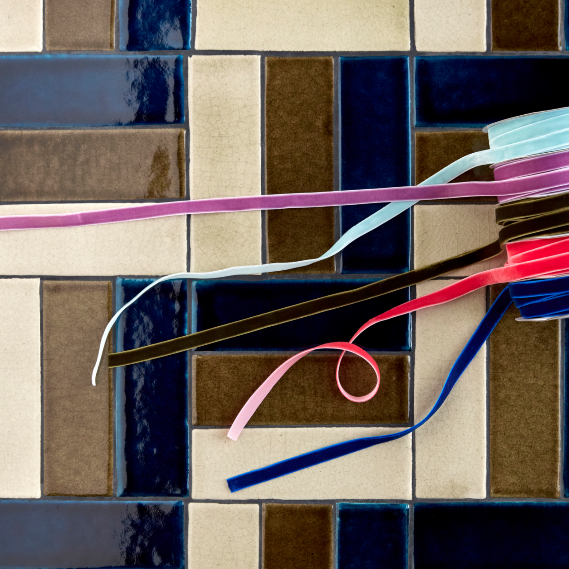 Ribbon Velvet Set of 5