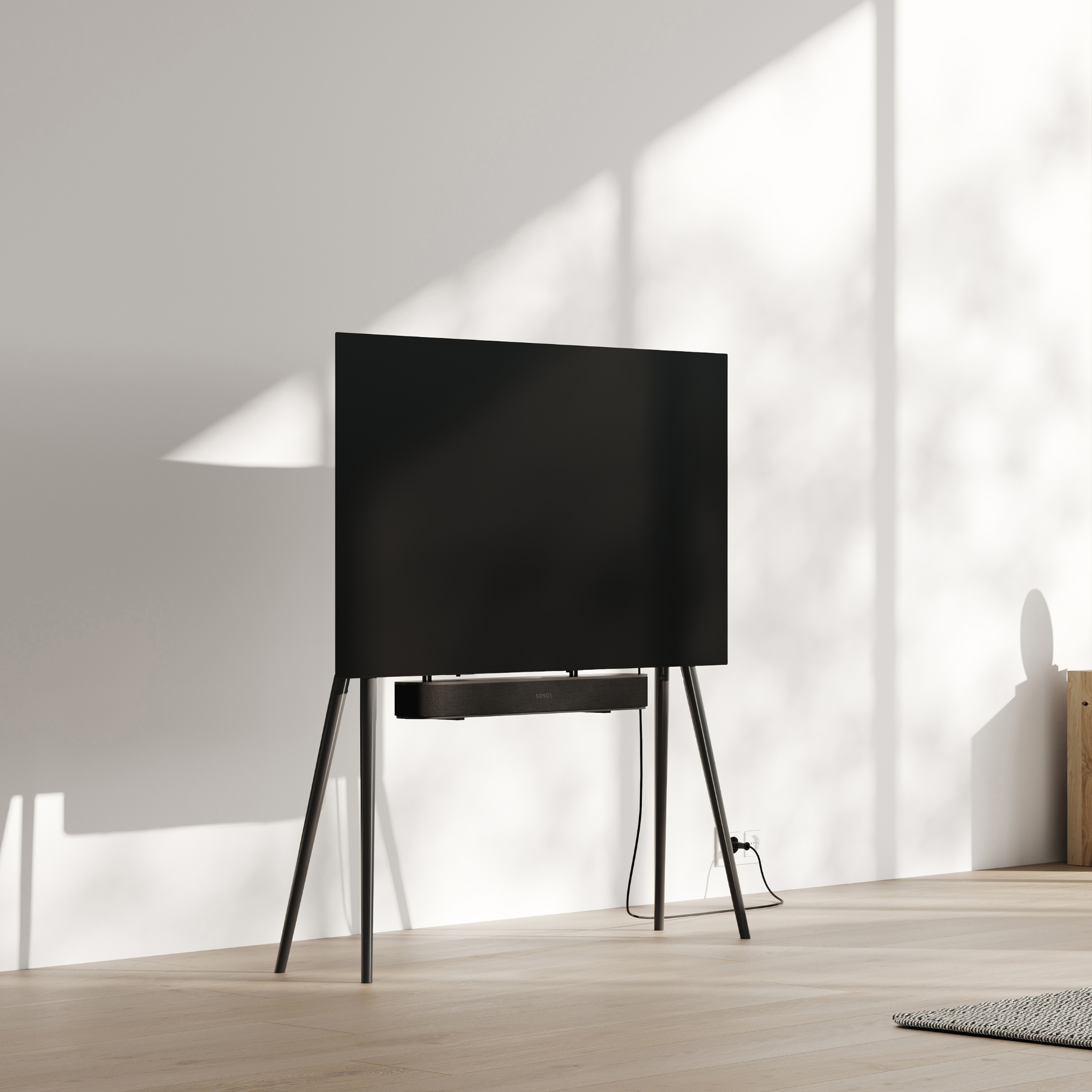 M*i様 JALG HAIRPIN TV STAND / BLACK 42-55 JALG TV-Stand Birch / Black 42