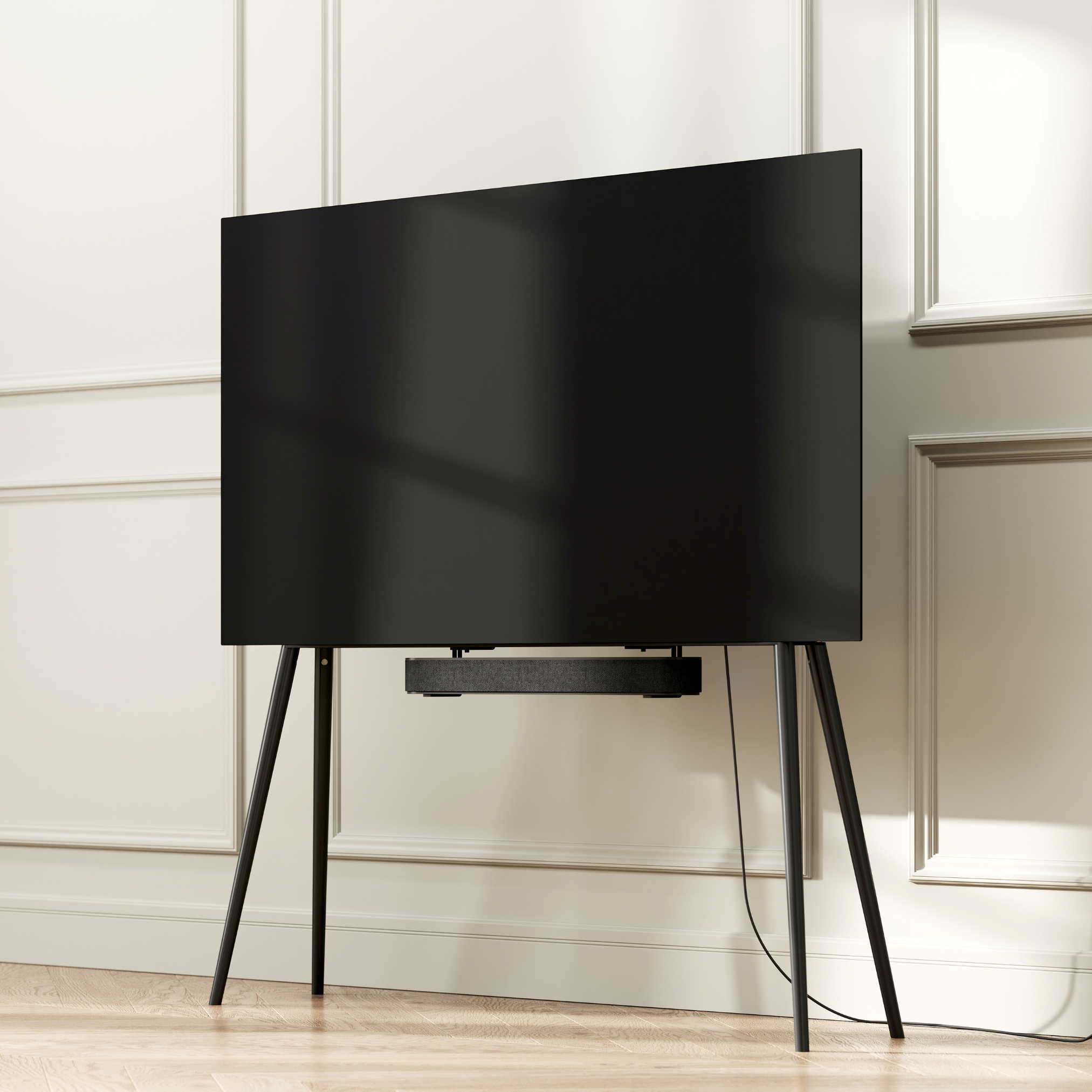 JALG TV-Stand Birch XL / Black 55" - 77"