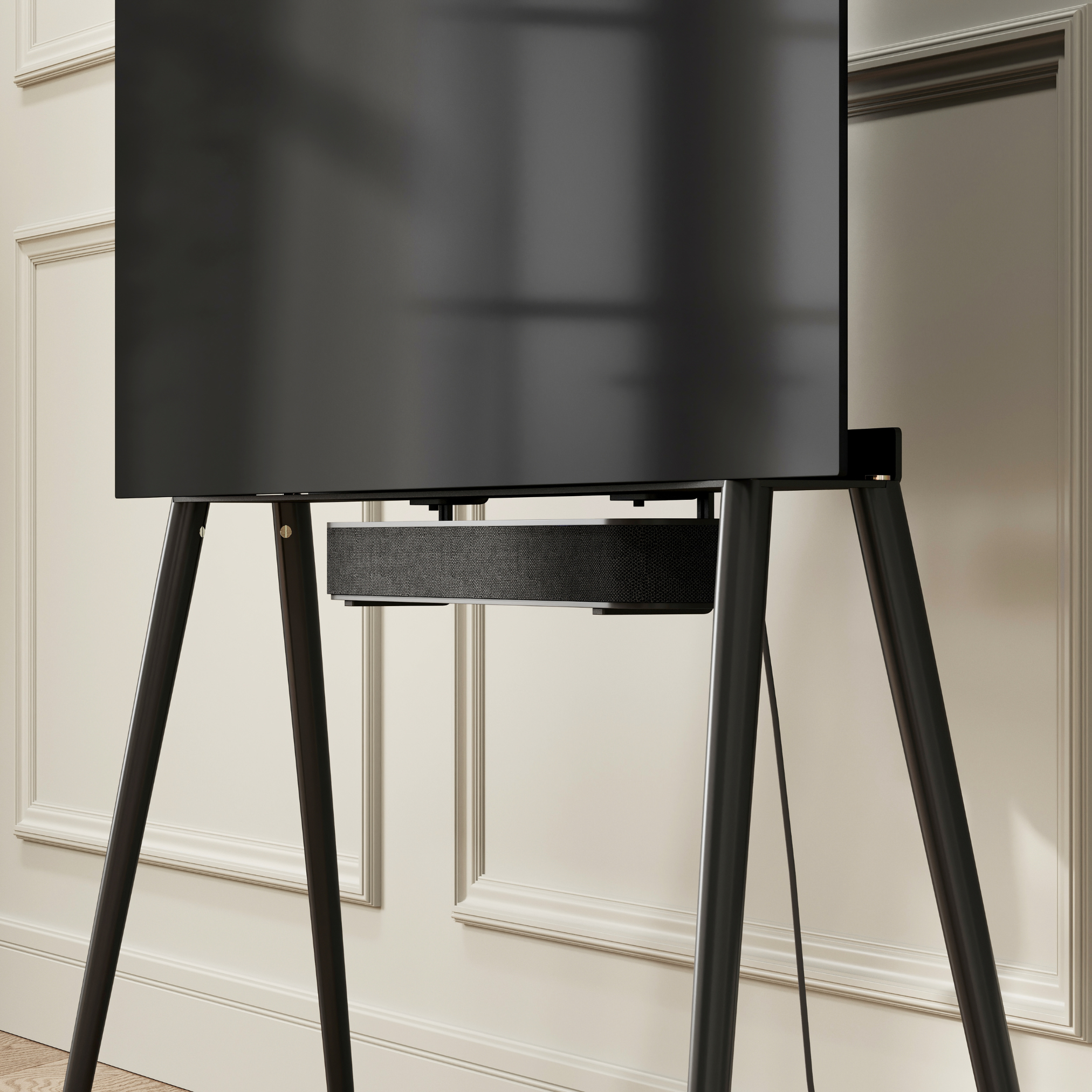 JALG TV-Stand Birch XL / Black 55" - 77"