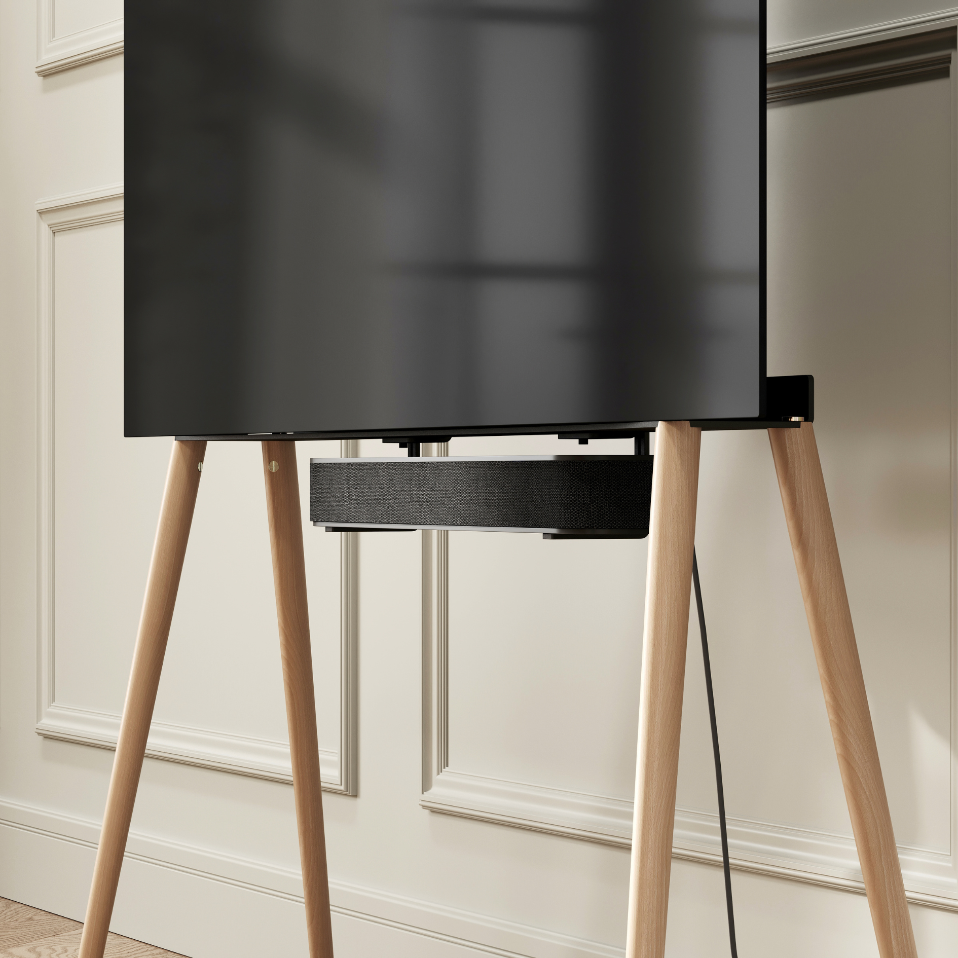 JALG TV-Stand Birch XL / Natural Glossy 55" - 77"