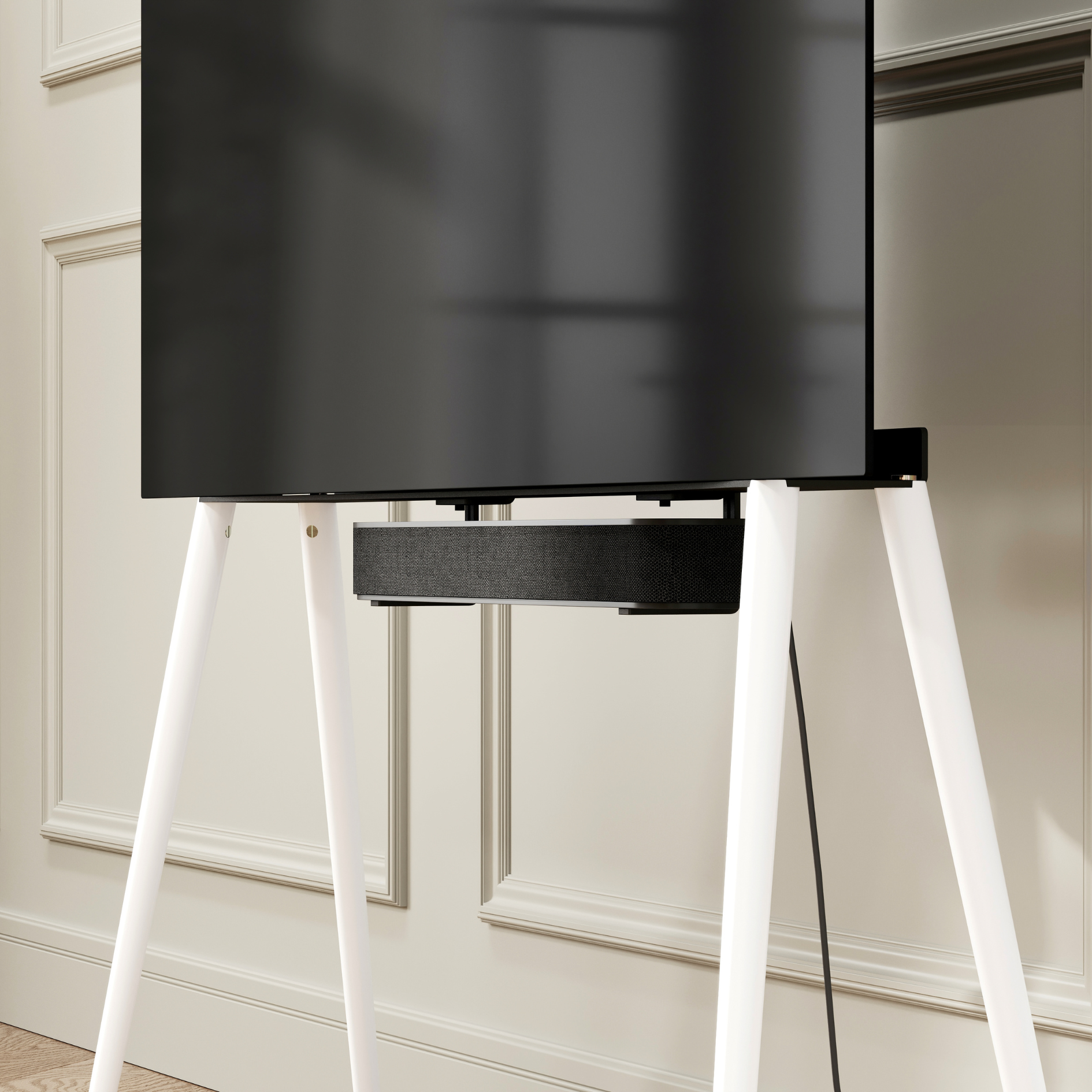JALG TV-Stand Birch XL / White 55" - 77"
