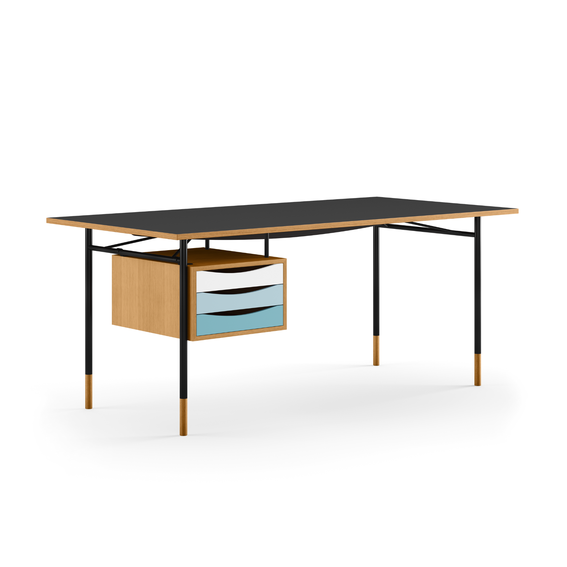 The Nyhavn Desk w/ Tray Unit