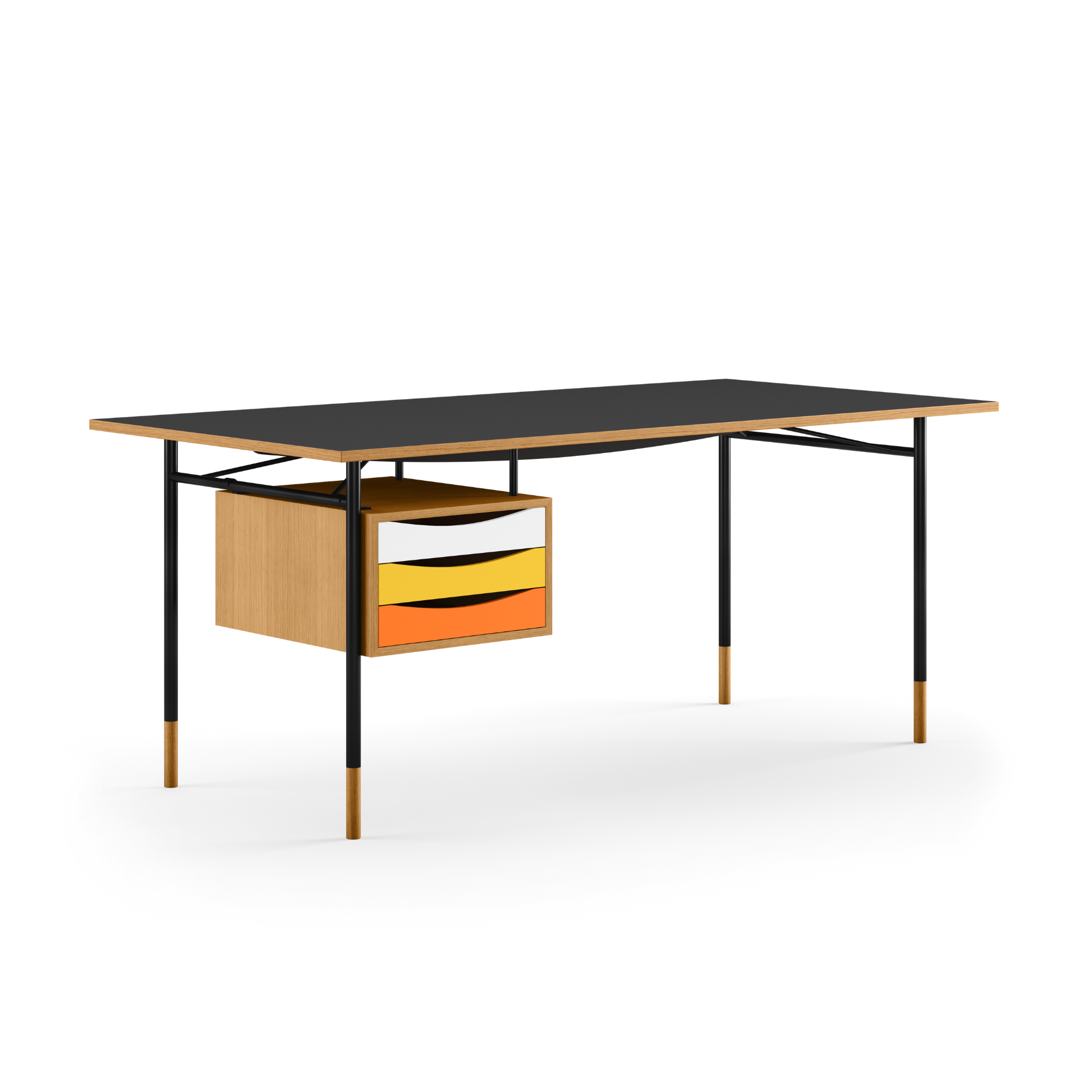 The Nyhavn Desk w/ Tray Unit