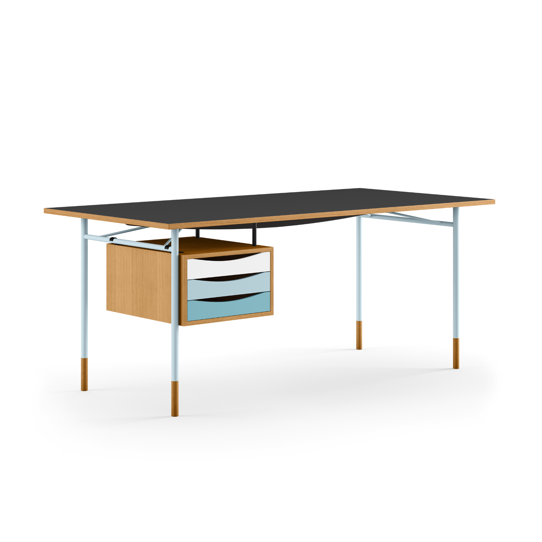 The Nyhavn Desk w/ Tray Unit