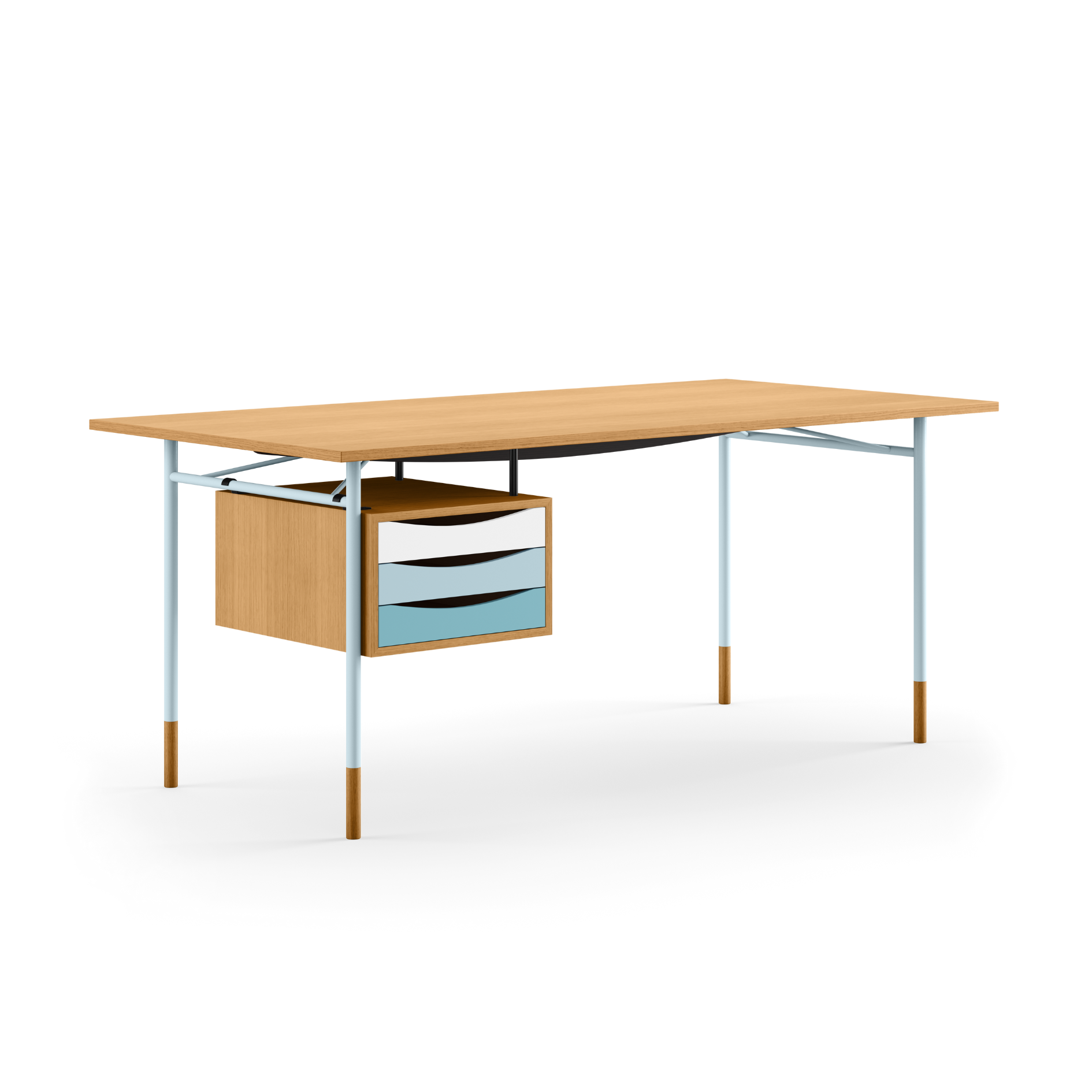 The Nyhavn Desk w/ Tray Unit